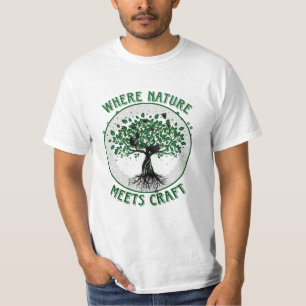 Wo die Natur das Handwerk trifft T-Shirt