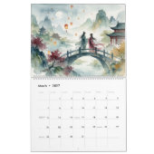 Wo die Pflaumenblüten fallen Kalender (Mär 2027)