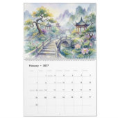Wo die Pflaumenblüten fallen Kalender (Feb 2027)