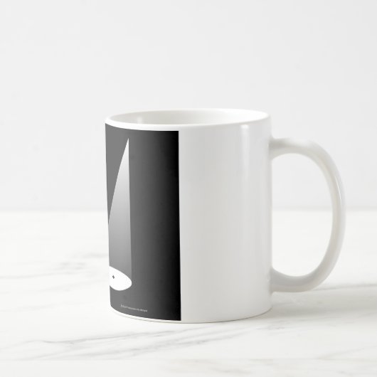 Wo die Spitzen-Kennzeichen-Tasse ist Kaffeetasse (Rechts)