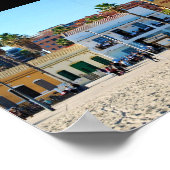 Wo die Stadt den Sand trifft Poster (Ecke)