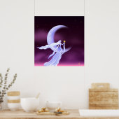 "Wo die Sterne wohnen" von Estelle Asp Poster (Küche)