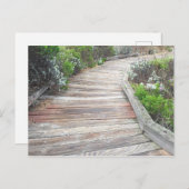 Wo die Straße führt Postkarte (Vorne/Hinten)