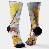 Wo die Unicorns Pop Art spielen, Socken (Gewinkelt)