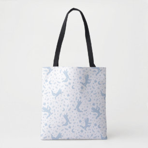 Wo die wilden Dinge blaue Flora Tasche