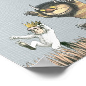 Wo die wilden Dinge der 1. Geburtstag sind Poster (Ecke)