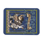 Wo die wilden Dinge grafisch sind Magnet (Horizontal)