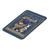 Wo die wilden Dinge grafisch sind Magnet (Linke Seite)