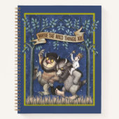 Wo die wilden Dinge grafisch sind Notizblock (Vorderseite)