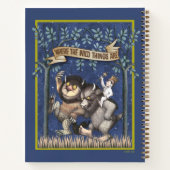 Wo die wilden Dinge grafisch sind Notizblock (Rückseite)