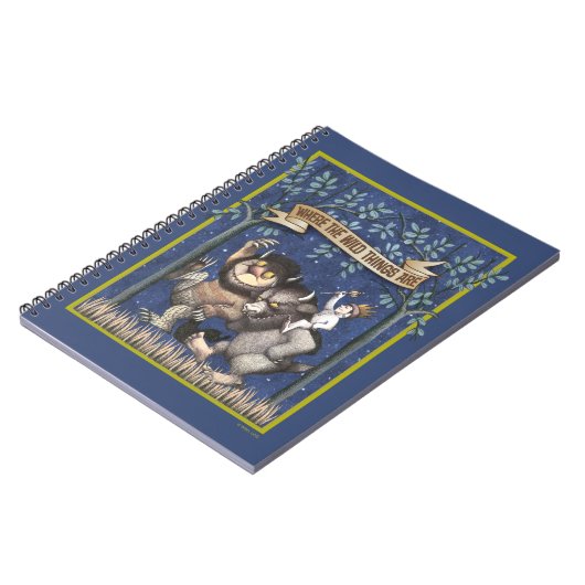 Wo die wilden Dinge grafisch sind Notizblock (Linke Seite)