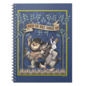 Wo die wilden Dinge grafisch sind Notizblock (Vorderseite)