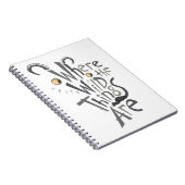 Wo die wilden Dinge grafisch zitiert werden Notizblock (Rechte Seite)