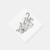 Wo die wilden Dinge grafisch zitiert werden Serviette (Ecke)