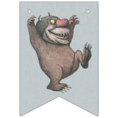 Wo die wilden Dinge Kinderdusche sind Wimpelkette (Erste Fahne)