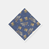 Wo die wilden Dinge Krone und Sternenmuster sind Serviette (Ecke)