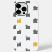 Wo die wilden Dinge Kronmuster sind Case-Mate iPhone Hülle (Rückseite)