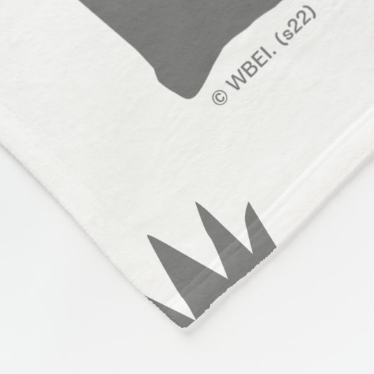 Wo die wilden Dinge Kronmuster sind Fleecedecke (Ecke)