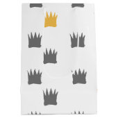 Wo die wilden Dinge Kronmuster sind Mittlere Geschenktüte (Rückseite)