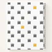 Wo die wilden Dinge Kronmuster sind Notizblock (Rückseite)