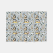 Wo die wilden Dinge Muster sind Fleecedecke (Vorderseite (Horizontal))