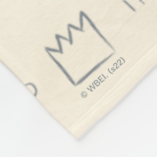 Wo die wilden Dinge Muster vorgeben Fleecedecke (Ecke)