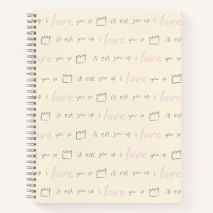 Wo die wilden Dinge Muster vorgeben Notizblock