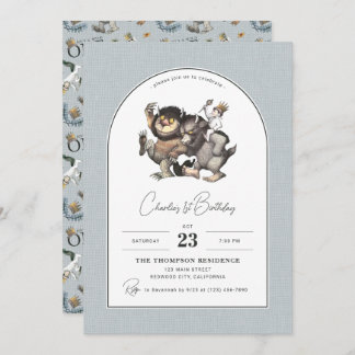 Wo die wilden Dinge sind | Arch Birthday Einladung