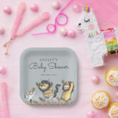 Wo die wilden Dinge sind Baby-Dusche Papier-Teller Pappteller (Party)