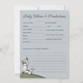 Wo die wilden Dinge sind Baby-Dusche Vorhersagen Mitteilungskarte (Vorderseite)