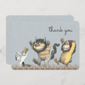 Wo die wilden Dinge sind Babydusche Danke (Vorne/Hinten)