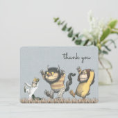 Wo die wilden Dinge sind Babydusche Danke (Stehend Vorderseite)