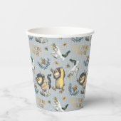 Wo die wilden Dinge sind Babydusche Papiertüten Pappbecher (Vorderseite)