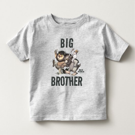 Wo die wilden Dinge sind | Big Brother Kleinkind T-shirt (Vorderseite)