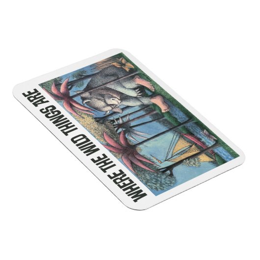 Wo die wilden Dinge sind | Buchabdeckung Magnet (Rechte Seite)