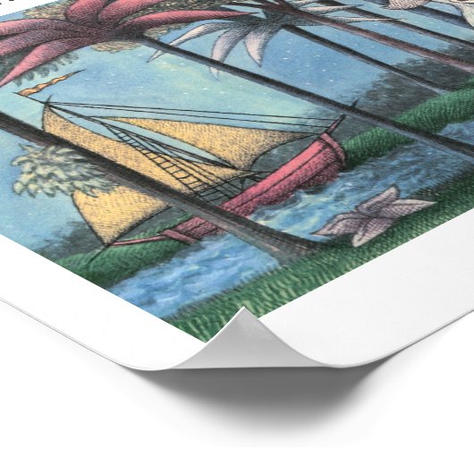 Wo die wilden Dinge sind | Buchabdeckung Poster (Ecke)