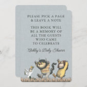 Wo die wilden Dinge sind | Buchsignatur Einladung (Vorne/Hinten)