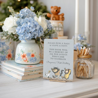 Wo die wilden Dinge sind | Buchsignatur Einladung