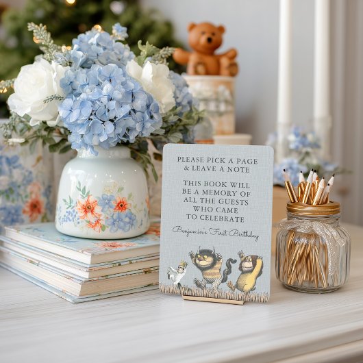 Wo die wilden Dinge sind | Buchsignatur Einladung