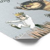 Wo die wilden Dinge sind | Buchsignatur Poster (Ecke)