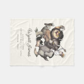 Wo die wilden Dinge sind | Geburtsstunde Fleecedecke (Vorderseite (Horizontal))