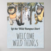 Wo die wilden Dinge sind - Geburtstag Willkommen Poster (Vorne)