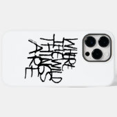 Wo die wilden Dinge sind | Handschriftlich Case-Mate iPhone Hülle (Rückseite (Horizontal))