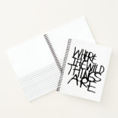Wo die wilden Dinge sind | Handschriftlich Notizblock (Innenseite)