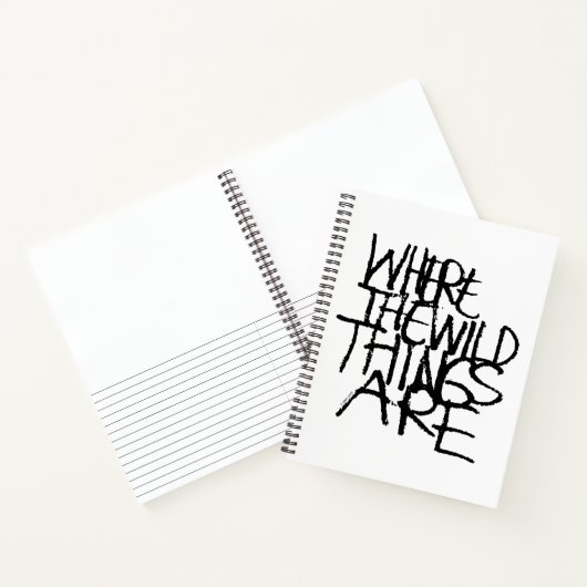 Wo die wilden Dinge sind | Handschriftlich Notizblock (Innenseite)