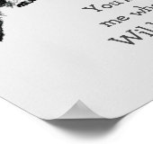 Wo die wilden Dinge sind inspirierende Raccoon Poster (Ecke)