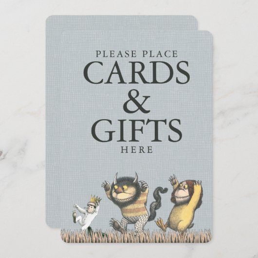 Wo die wilden Dinge sind | Karten und Geschenke (Vorne/Hinten)