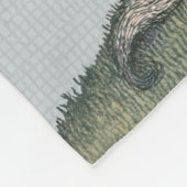 Wo die wilden Dinge sind - König Max | Geburtsstun Fleecedecke (Ecke)