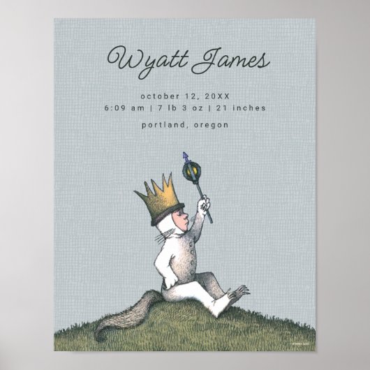 Wo die wilden Dinge sind - König Max | Geburtsstun Poster (Vorne)