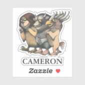 Wo die wilden Dinge sind | Kreaturen Aufkleber (Blatt)